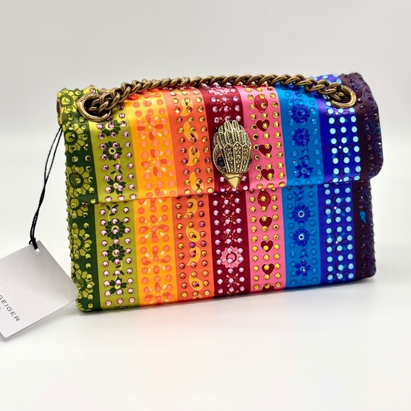 KURT GEIGER LONDON Fabric Mini Kensington Crossbody - Picture 2 of 7